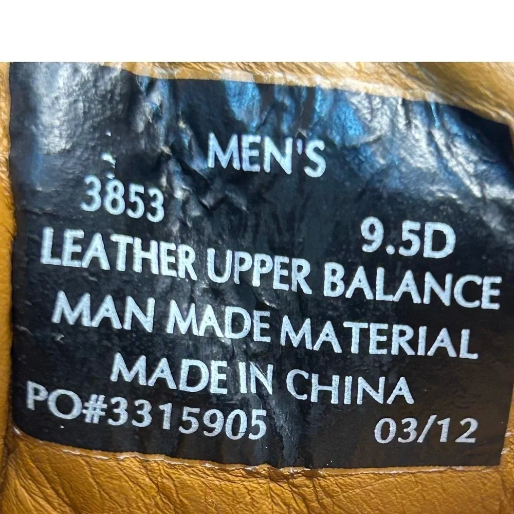 Men's Irish Setter Voyager 3853 Brown Leather Oxford Work Shoes 9.5D Slip Resist